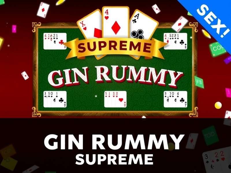 Gin Rummy Supreme - Card Layout Gin Rummy Supreme Gameplay